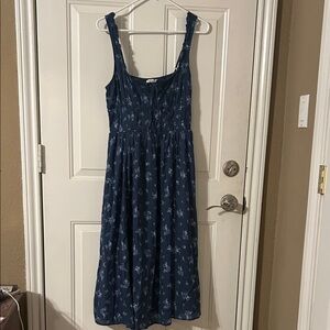 American Eagle Outfitters Navy Floral Maxi Dress